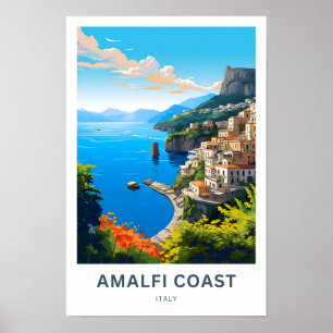 Amalfi Coast Italy Travel Print