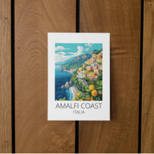 Amalfi Coast Italy Vintage Travel Postcard
