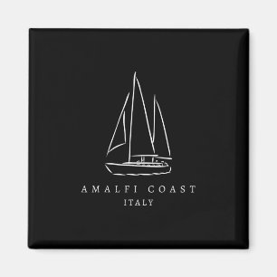 Amalfi Coast Italy Yachting Sea Ocean Swim Club Fa Magnet