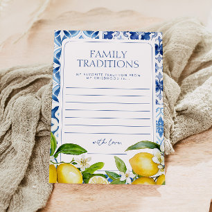 Amalfi Coast Lemon Baby Shower Family Traditions