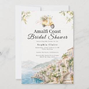 Amalfi Coast Lemon Italian Bridal Shower Invitation