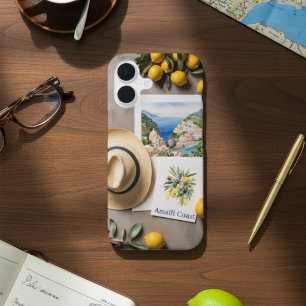 Amalfi Coast Lemon & Travel iPhone 16 Case