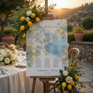 Amalfi Coast Lemon Wedding  Poster