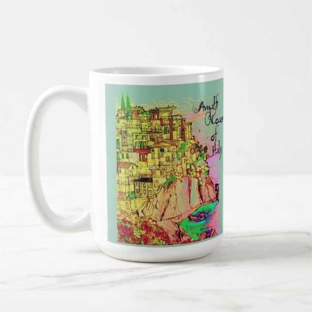 Amalfi Coast of Italy Mug by Artist (Left)