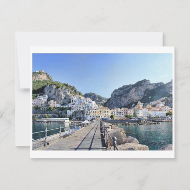 Amalfi Coast port Invitation (Front)