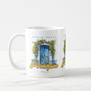 Amalfi Coast Portofino La Dolce Vita Italia Lemons Coffee Mug