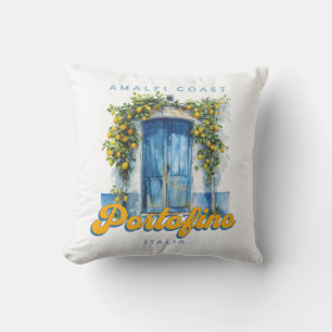 Amalfi Coast Portofino La Dolce Vita Italia Lemons Cushion