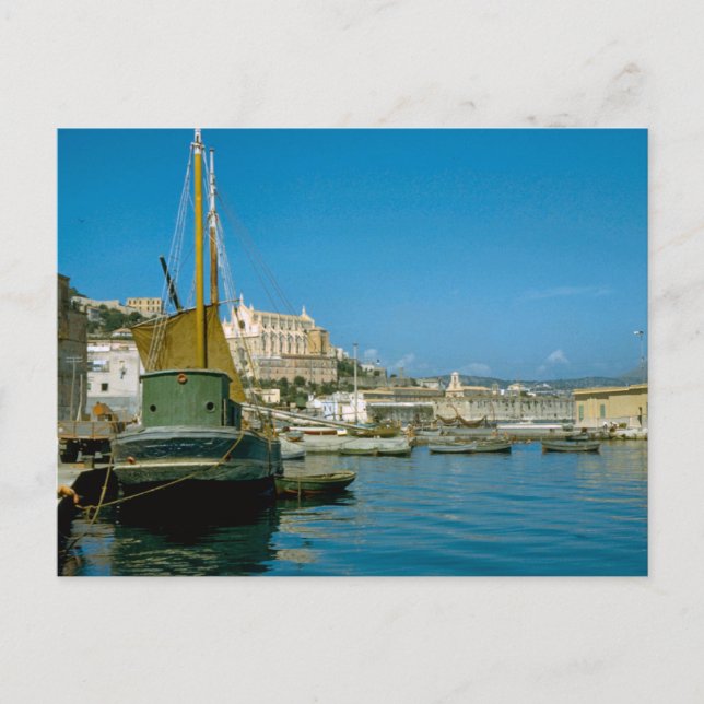 Amalfi coast, Salerno waterfront Postcard (Front)