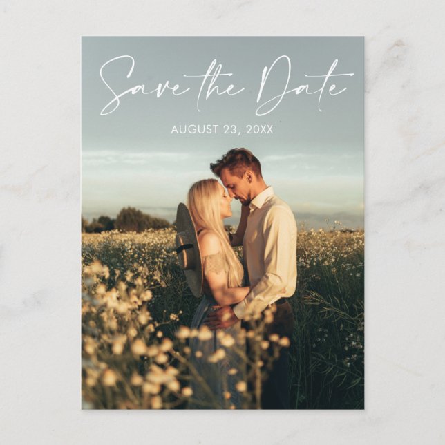 Amalfi Coast Save The Date Postcard (Front)