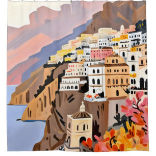 Amalfi Coast Shower Curtain
