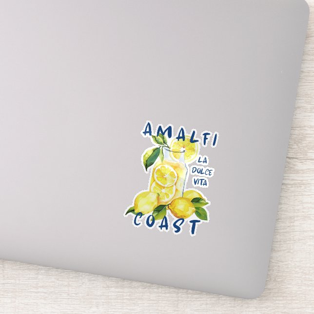 Amalfi Coast Sticker – La Dolce Vita Limoncello  (Detail)