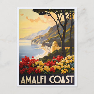 Amalfi Coast - Stunning Views of Italy's Coastline Postcard