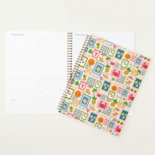 Amalfi Coast Summer Mediterranean Pattern Planner