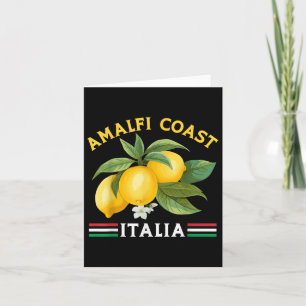 Amalfi Coast Town Italian Lemons Italy  Card