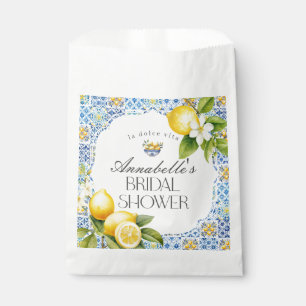 Amalfi Coast Tuscan Bridal Shower Dessert Favour Bag