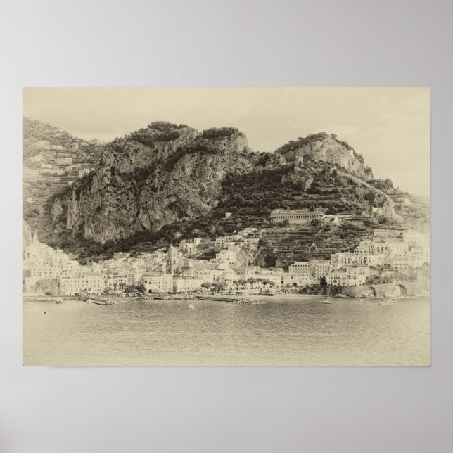 Amalfi Coast Vintage Poster (Front)