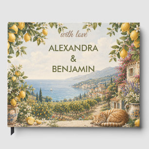 Amalfi Coast Wedding Italian Lemon & Mediterranean Guest Book