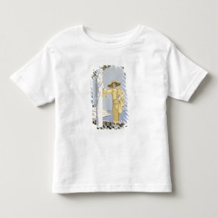 Amalfi, illustration of a woman in a yellow dress toddler T-Shirt