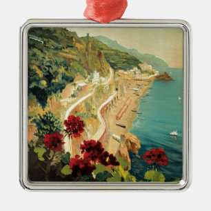 Amalfi Italia Metal Ornament