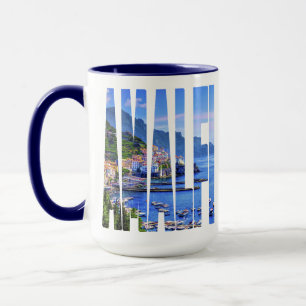 Amalfi Italy Europe Colourful Photo Typography Mug