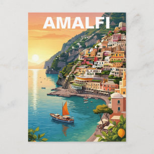 Amalfi Italy Postcard