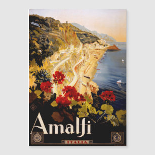 Amalfi Italy Travel Poster Art Graphic