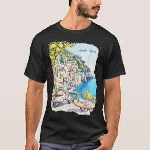 Amalfi Italy View Amalfi Coast Italia Souvenir T-Shirt
