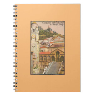 Amalfi, Italy Vintage Travel Poster Notebook