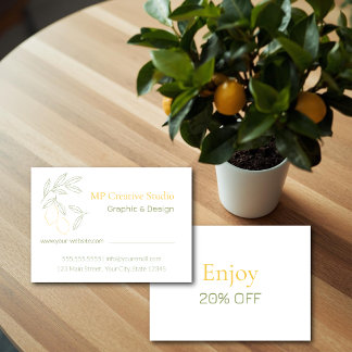 Amalfi Lemon Chic Discount Card