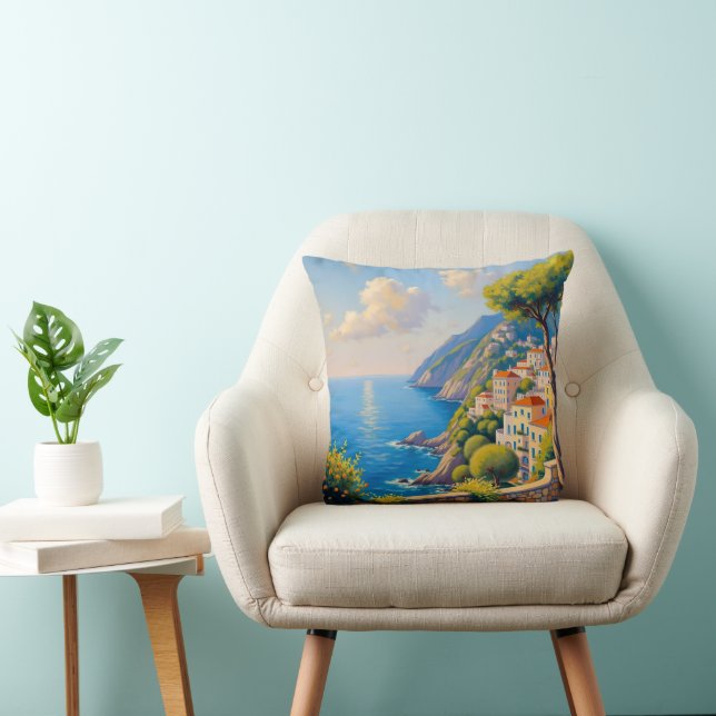  Amalfi Sunrise Art Pillow (Chair)