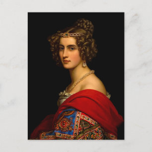 Amalia von Schintling Bavarian beauty Postcard