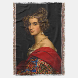 Amalia von Schintling Bavarian beauty Throw Blanket