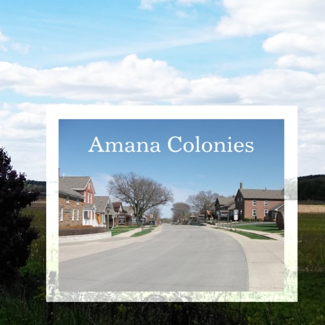 Amana Colonies, Amana, Iowa Postcard (Creator Uploaded)