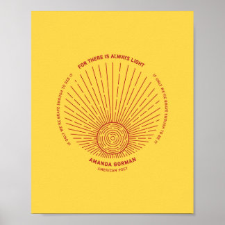 Amanda Gorman Inauguration Poem 202 Poster