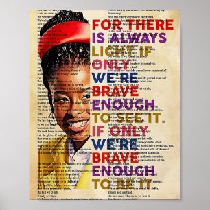 Amanda Gorman Light  Poster