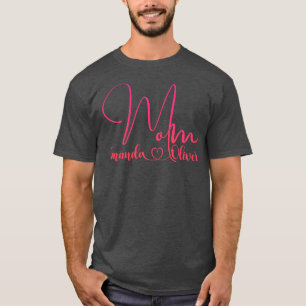Amanda Oliver Mothers boy Mum Gigi Aunt family T-Shirt