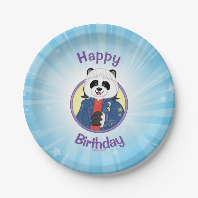 Amanda Panda Paper Plate (Front)