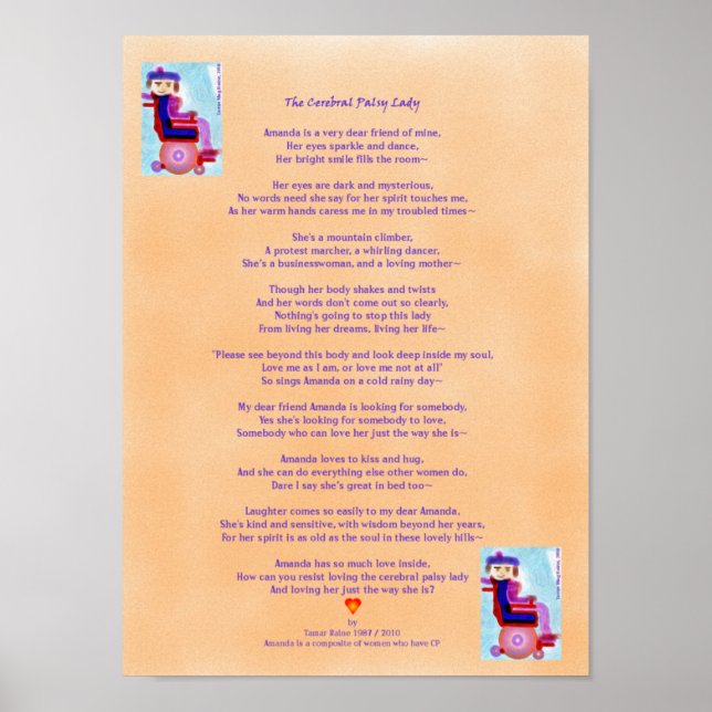 Amanda Poem Poster (Front)