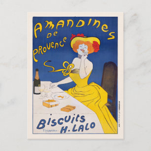 Amandines de Provence Vintage Poster 1905 Postcard