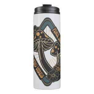Amanita Muscaria Mushroom Botanical Cottagecore  Thermal Tumbler