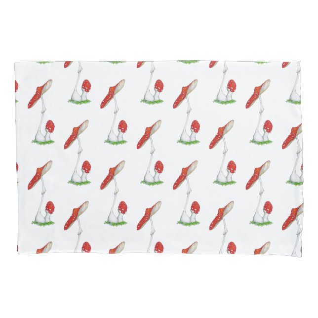 Amanita muscaria pillowcase (Front)