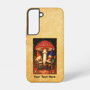 Amanita Mushroom and Gnomes Samsung Galaxy Case