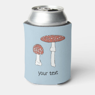 Amanita Mushrooms Fun Fungi CUSTOMIZE IT Can Cooler
