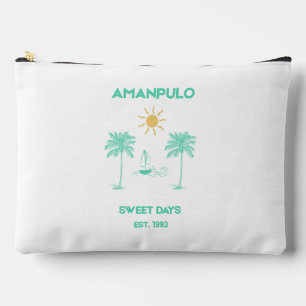 Amanpulo Private Island Retro Chic Accessory Pouch
