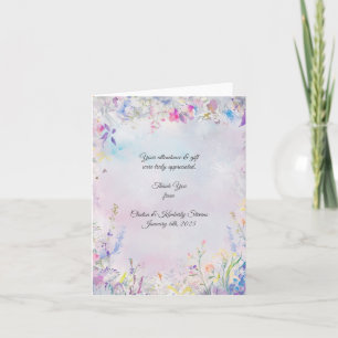 Amara Customisable Thank You Note Card