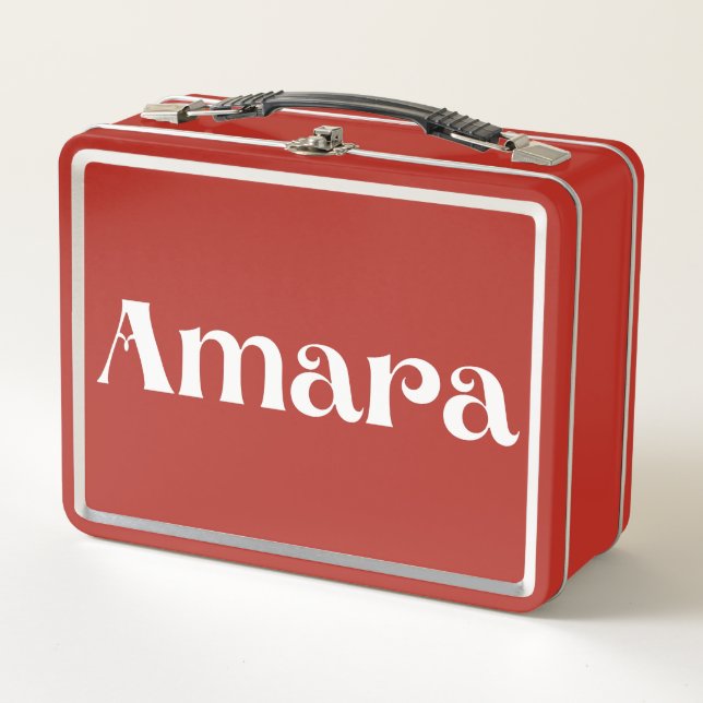 Amara Metal Lunch Box (Front)