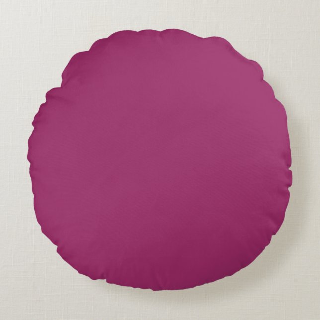  Amarant (M&P) (solid colour)  Round Cushion (Front)
