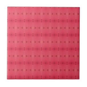 Amaranth cerise pink geometric design decor ceramic tile