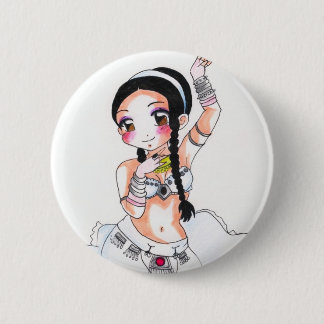 Amaranth Chesire 6 Cm Round Badge