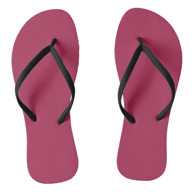 Amaranth Purple (solid colour)  Thongs (Footbed)